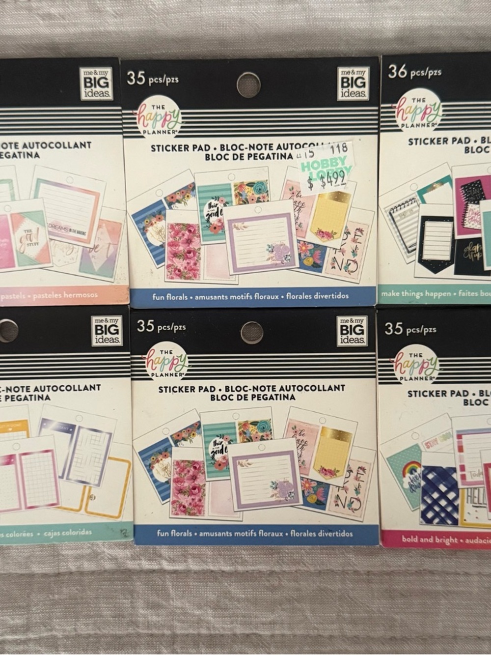 The Happy Planner Sticker Pack Assortment